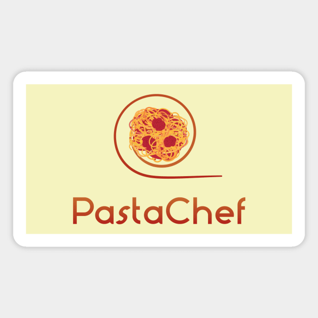 Pastachef Magnet by EliseDesigns